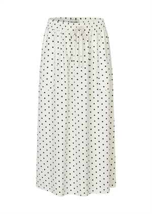Akane dot midi skirt Offwhite Lollys Laundry 